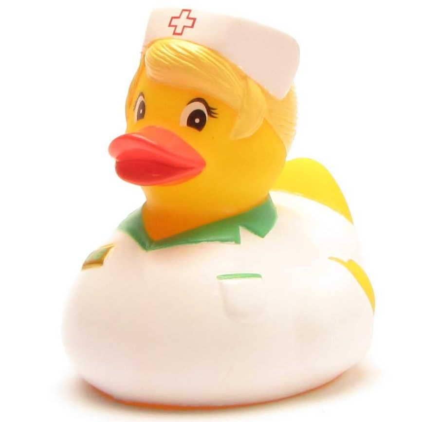 Badeente Krankenschwester - Gummiente Badespaß ab 18 Monaten
