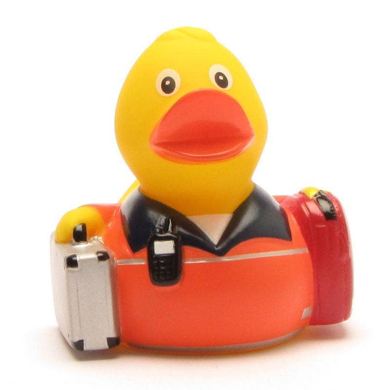 Badeente Rettungssanitäter - Gummiente Badespaß ab 18 Monaten2