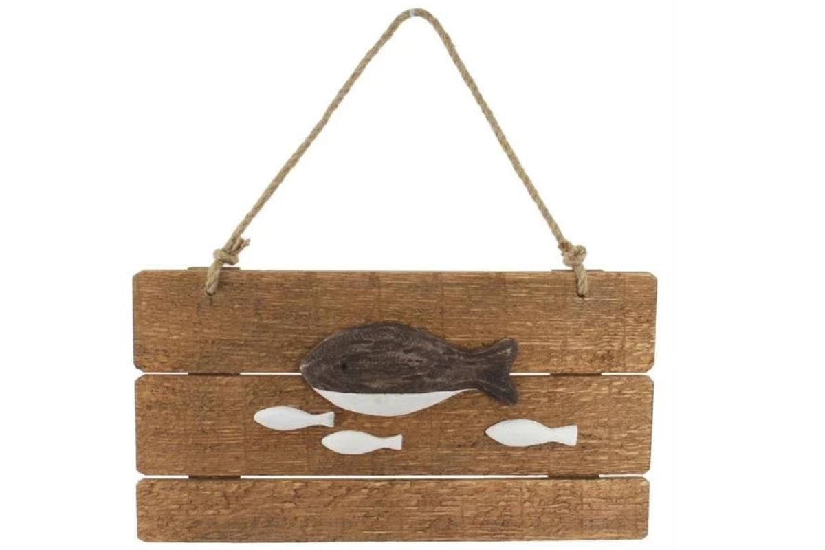 Bild Fische Wand Deko Holz Küsten Deko Maritimer Stil