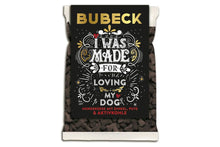 Lade das Bild in den Galerie-Viewer, Bubeck Black Craft Hundekuchen Weizenfrei Dinkel & Aktivkohle 210g "I Was Made For Loving My Dog"