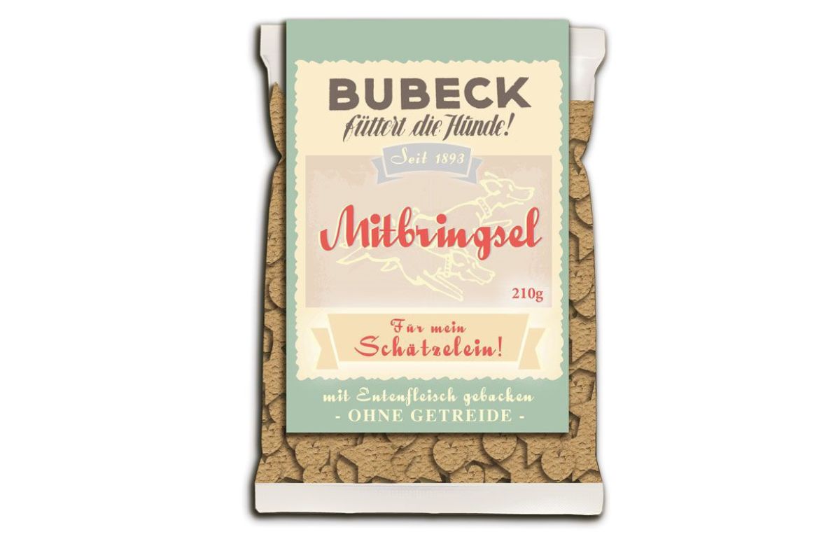 Bubeck Hundekuchen Mitbringsel Getreidefrei Classic 210g "Für mein Schätzelein!"