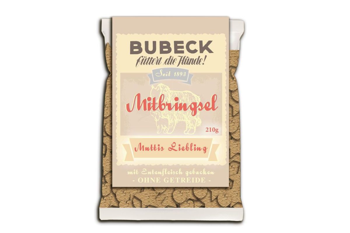 Bubeck Hundekuchen Mitbringsel Getreidefrei Classic 210g "Muttis Liebling!"