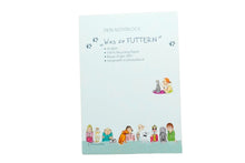 Load the picture into the gallery viewer, Dein Notizblock 50 Blatt Sweet Design by Nala B. Freundlieb Was zu Futtern
