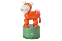 Lade das Bild in den Galerie-Viewer, Drückfigur Tiger Afrika Drückfigur Holzspielzeug Spielspaß2