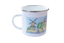 Lade das Bild in den Galerie-Viewer, Emaille Becher Zons am Rhein Zons Kaffeebecher Souvenir Tasse6