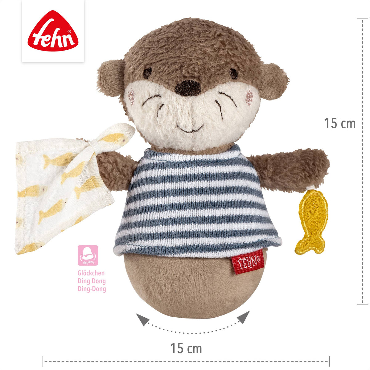 Fehn Mini-Stehauf Otter aus der Otter Theo Kollektion 3