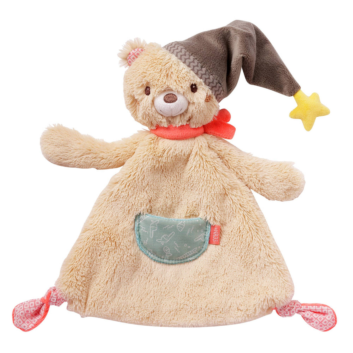 Fehn Schmusetuch Bär Groß Einschlafhilfe & Schnuffeltuch Babypielzeug