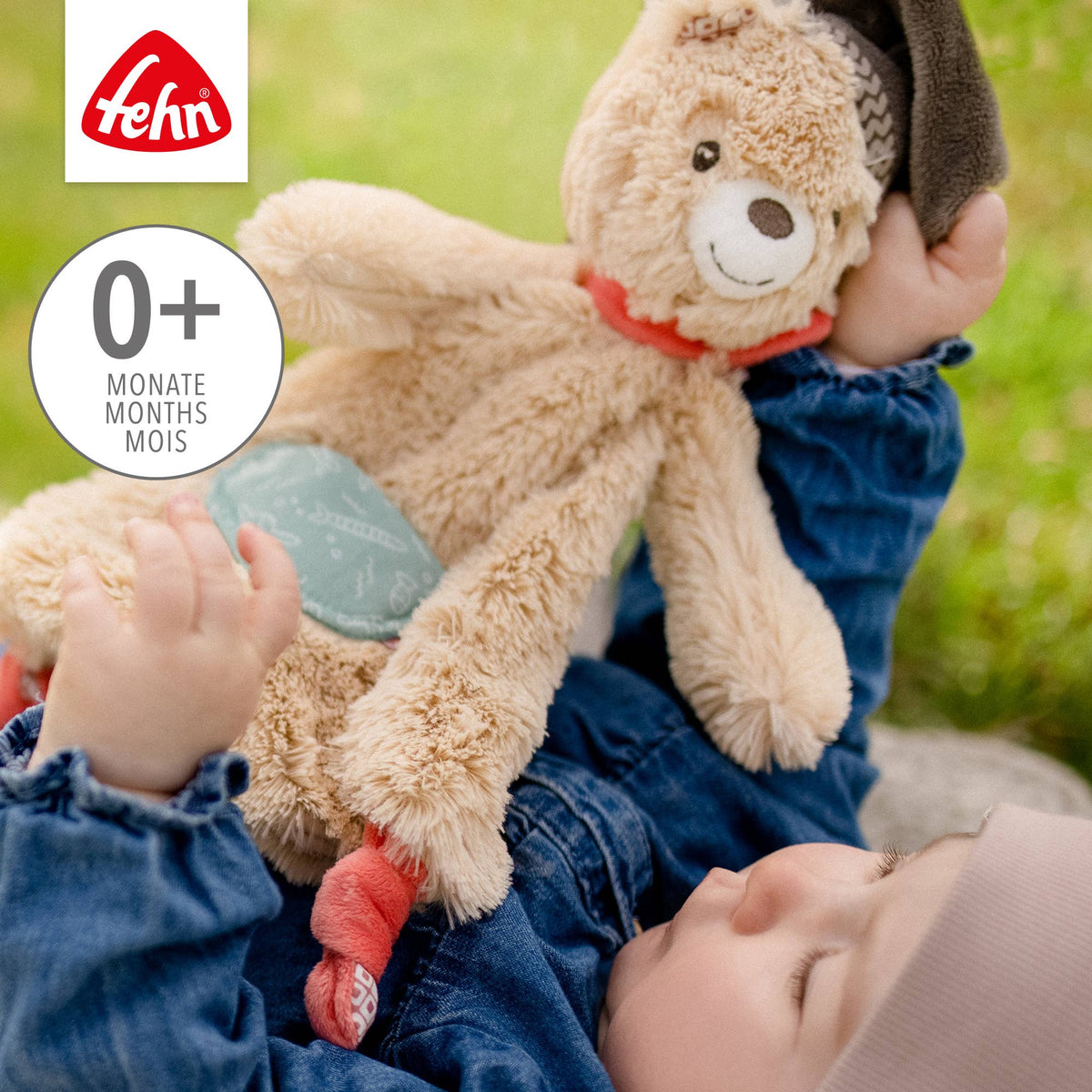 Fehn Schmusetuch Bär Groß Einschlafhilfe & Schnuffeltuch Babypielzeug3