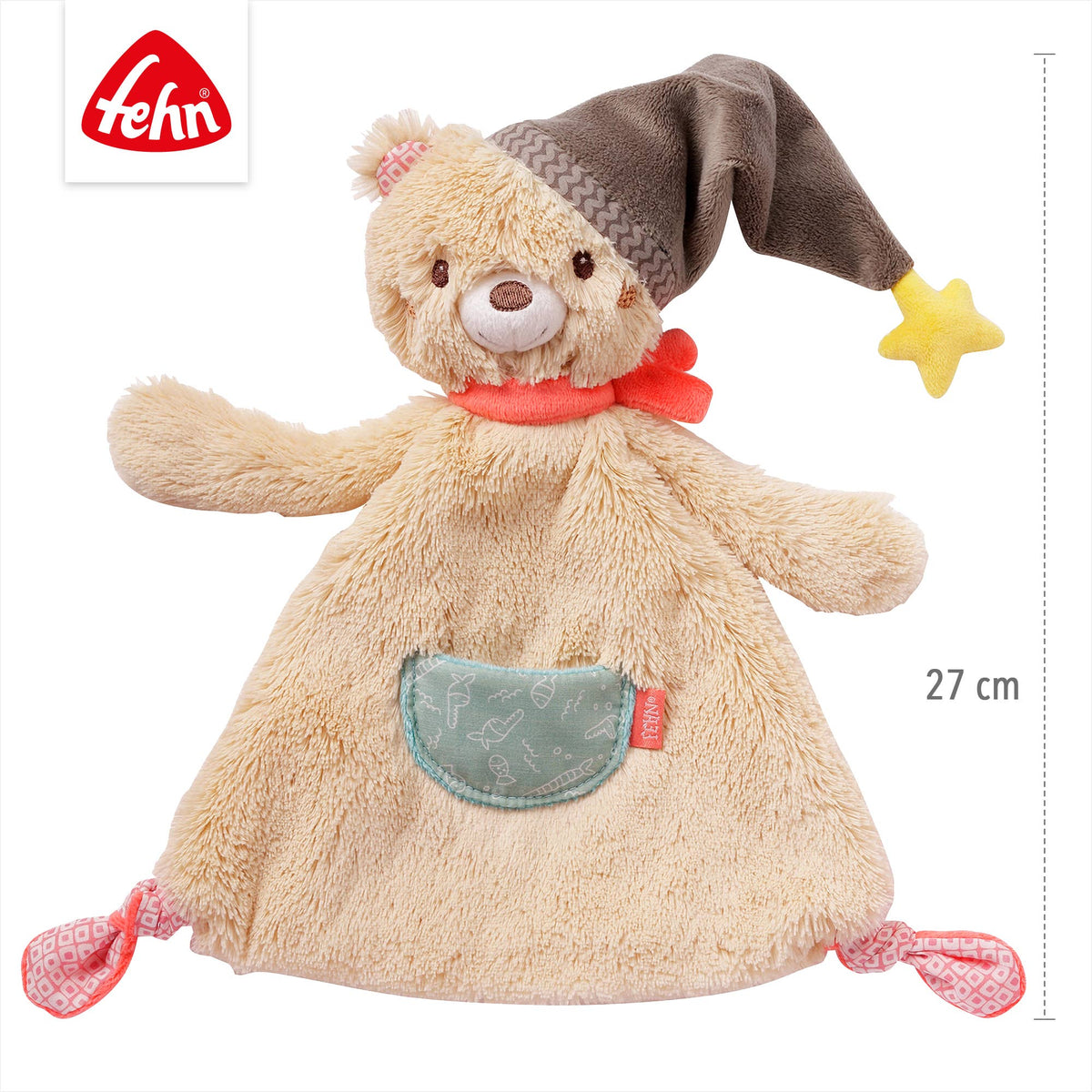 Fehn Schmusetuch Bär Groß Einschlafhilfe & Schnuffeltuch Babypielzeug5