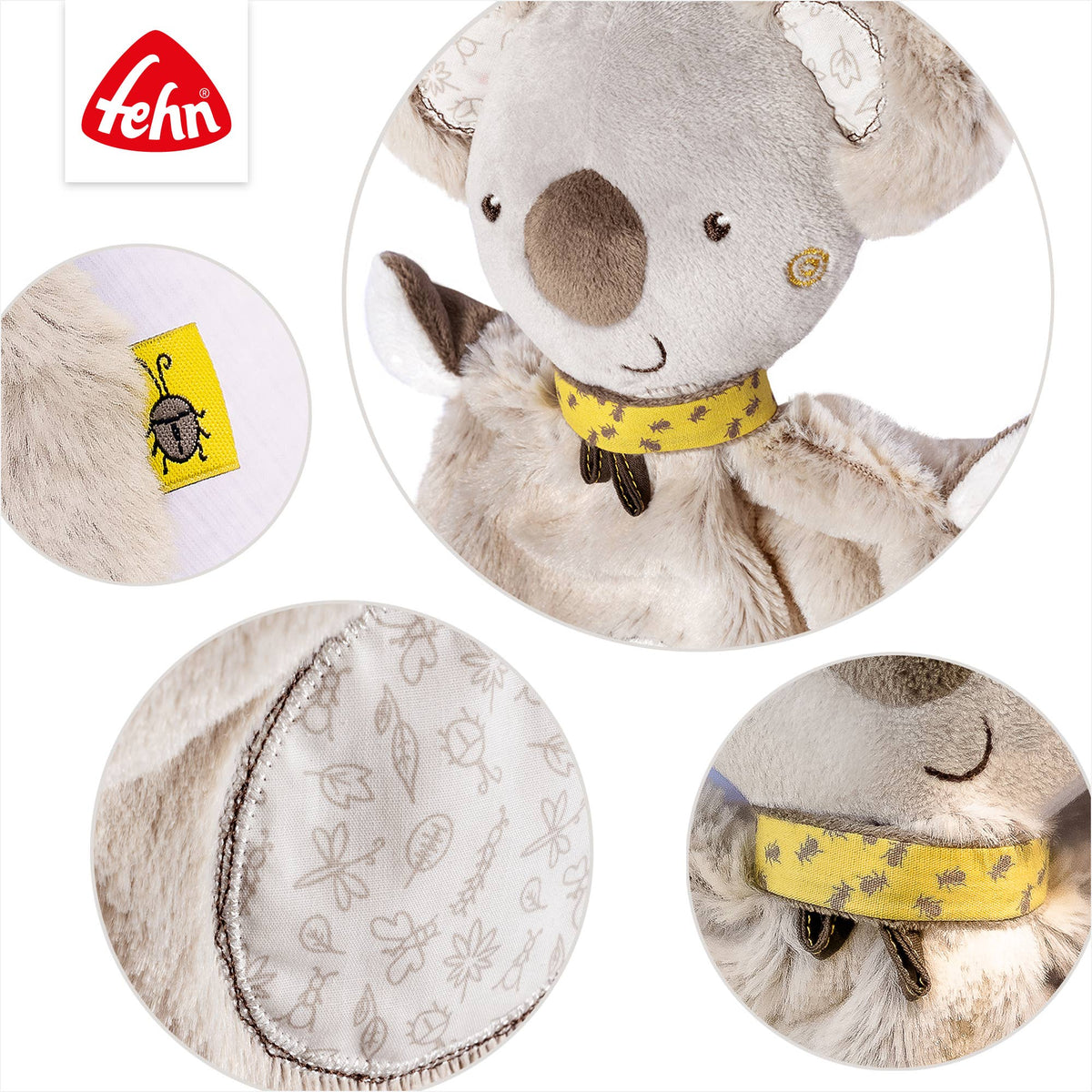 Fehn Schmusetuch Koala Einschlafhilfe & Schnuffeltuch Babyspielzeug1