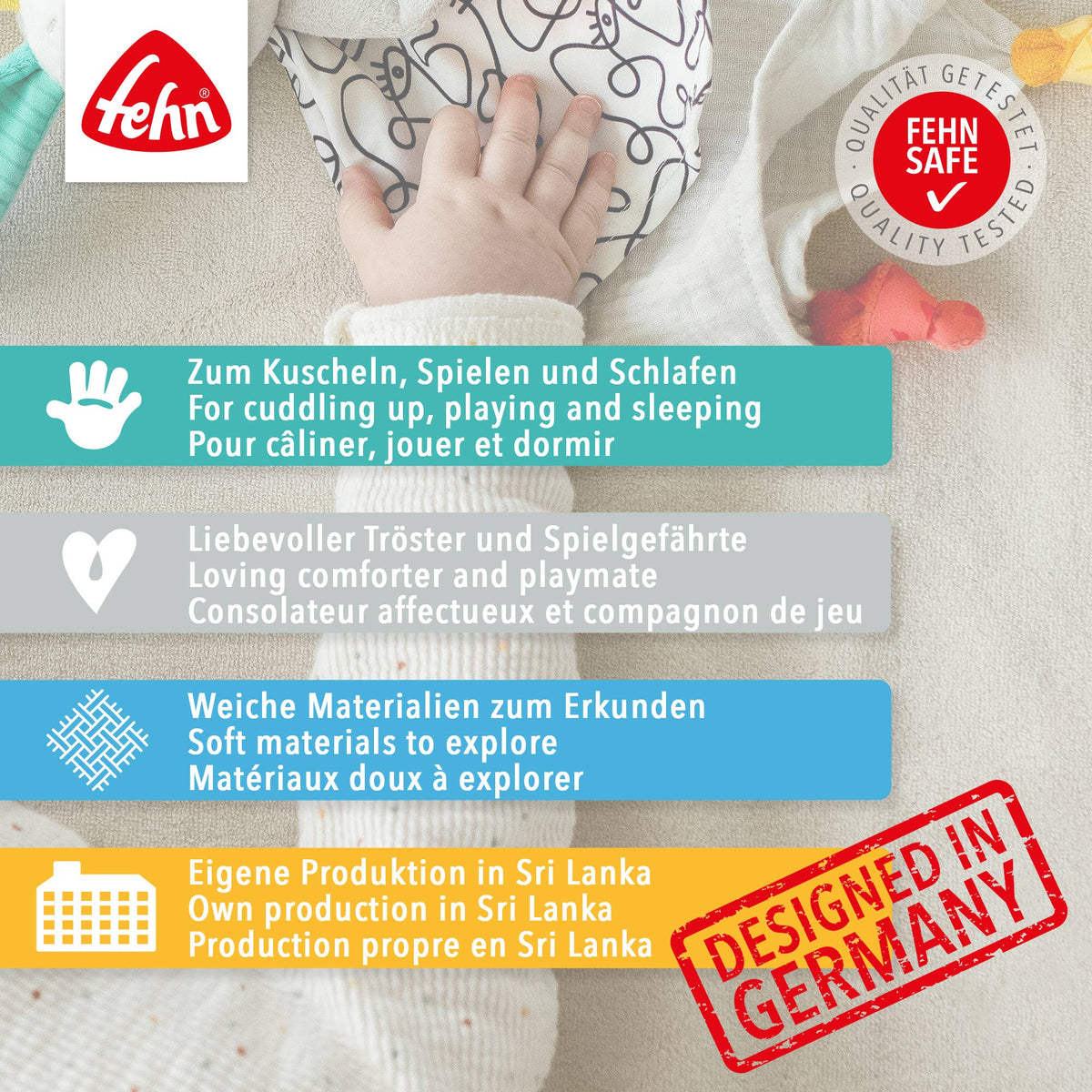 Fehn Schmusetuch Koala Einschlafhilfe & Schnuffeltuch Babyspielzeug8