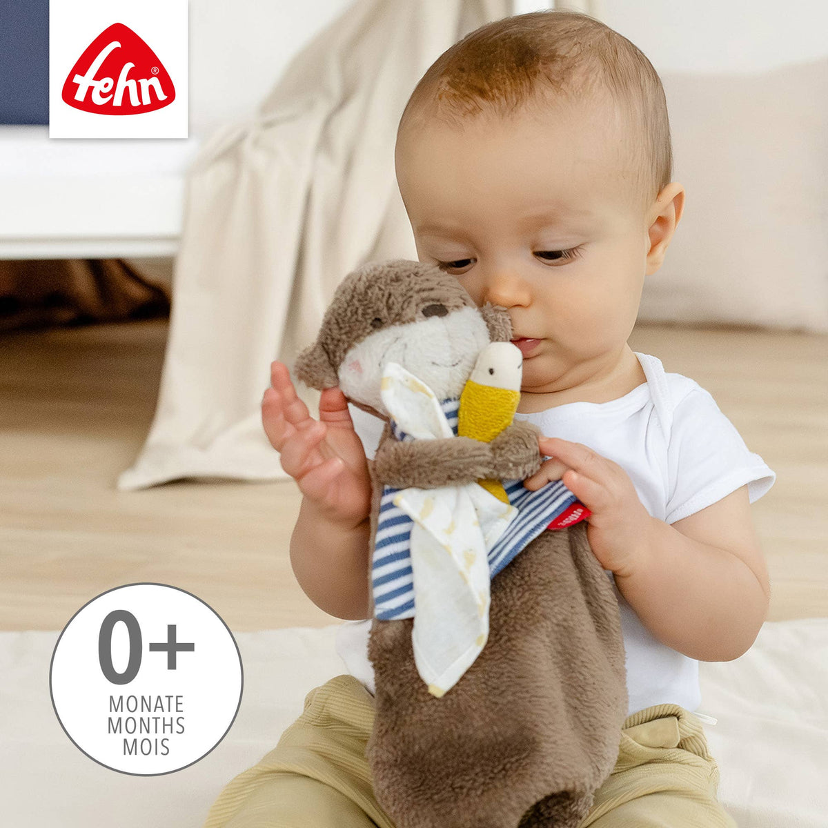 Fehn Schmusetuch Otter Einschlafhilfe & Schnuffeltuch Babyspielzeug3