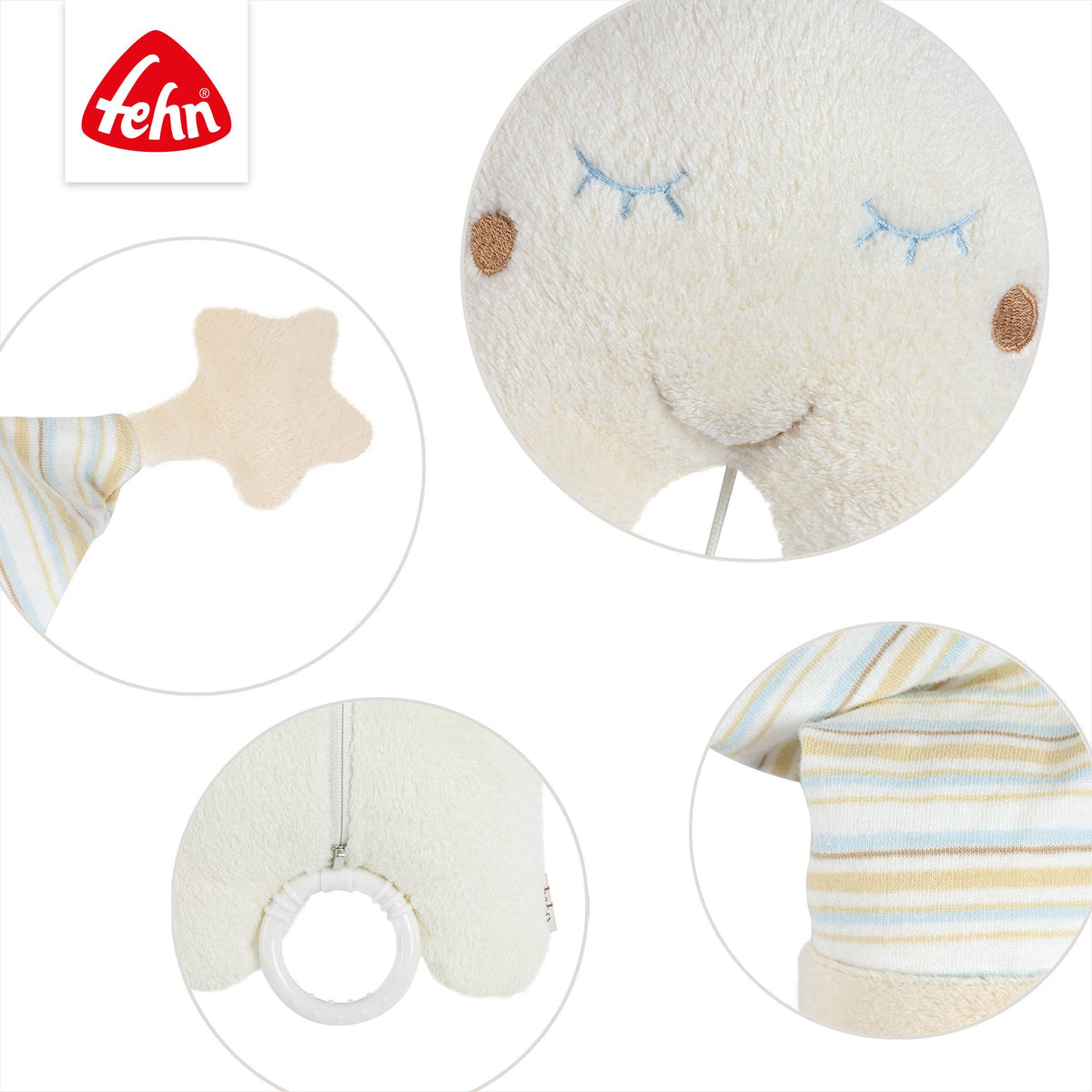 Fehn Spieluhr Stern Kuscheltier & Einschlafhilfe Babyspielzeug5