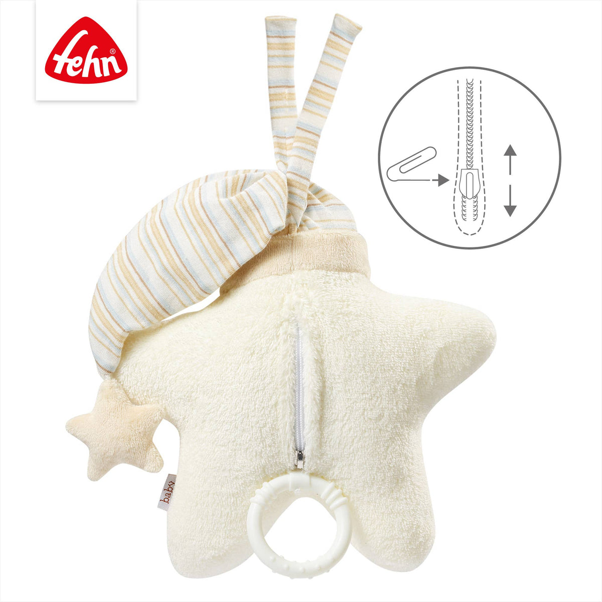 Fehn Spieluhr Stern Kuscheltier & Einschlafhilfe Babyspielzeug7