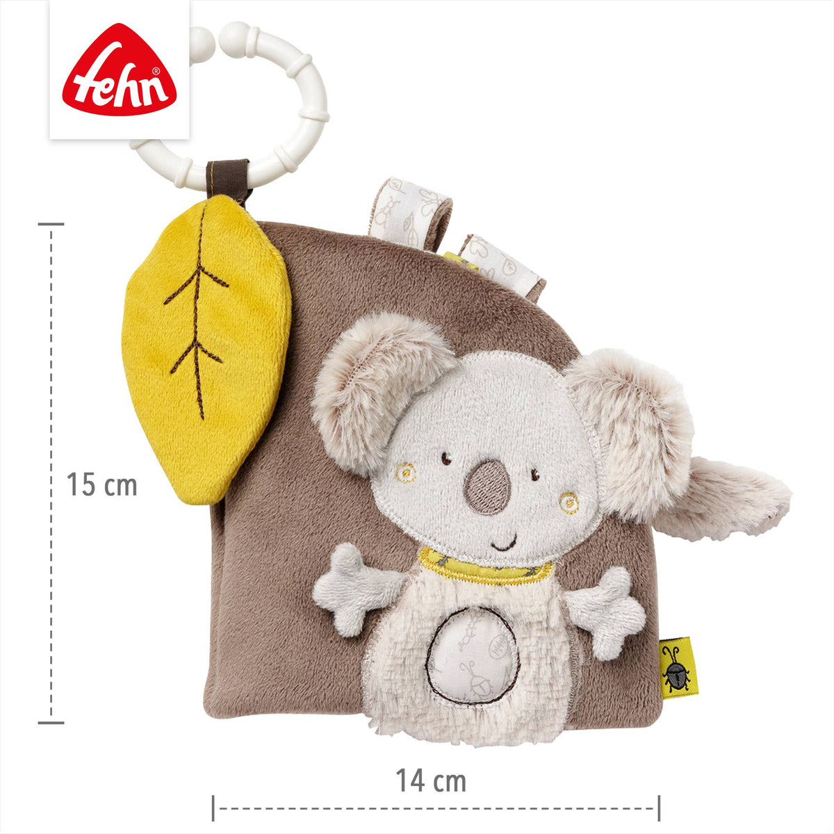 Fehn Stoffbuch Australia Fühlbuch mit Tier-Motiven Babyspielzeug5