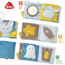 Load the picture into the gallery viewer, Fehn Stoffbuch Fledermaus Babyspielzeug Kuschelige Spielfreunde3