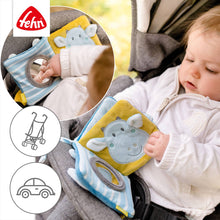 Load the picture into the gallery viewer, Fehn Stoffbuch Fledermaus Babyspielzeug Kuschelige Spielfreunde5
