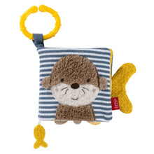 Load the picture into the gallery viewer, Fehn Stoffbuch Otter Babyspielzeug Kuschelige Spielfreunde