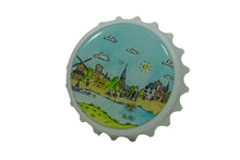 Lade das Bild in den Galerie-Viewer, Flaschenöffner Magnet Zons am Rhein Souvenir Feste Zons5
