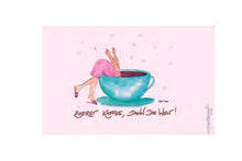 Lade das Bild in den Galerie-Viewer, Frühstücksbrettchen Sweet Design by Nala Karin Tauer Zuerst Kaffee, Dann Die Welt!4