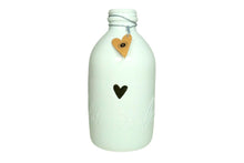 Load the picture into the gallery viewer, Good old friends Flaschenvase Blumenvase Blüten Zauber Handbemalt3
