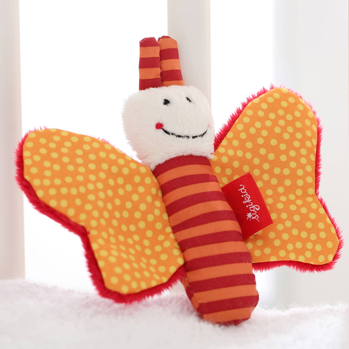 Greifling Schmetterling Orange Babyspielzeug sigibaby by sigikid6