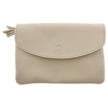 Lade das Bild in den Galerie-Viewer, Handtasche Elisa Beige Veganes Leder Schultergürtel LOT832