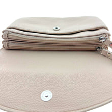 Lade das Bild in den Galerie-Viewer, Handtasche Elisa Beige Veganes Leder Schultergürtel LOT833