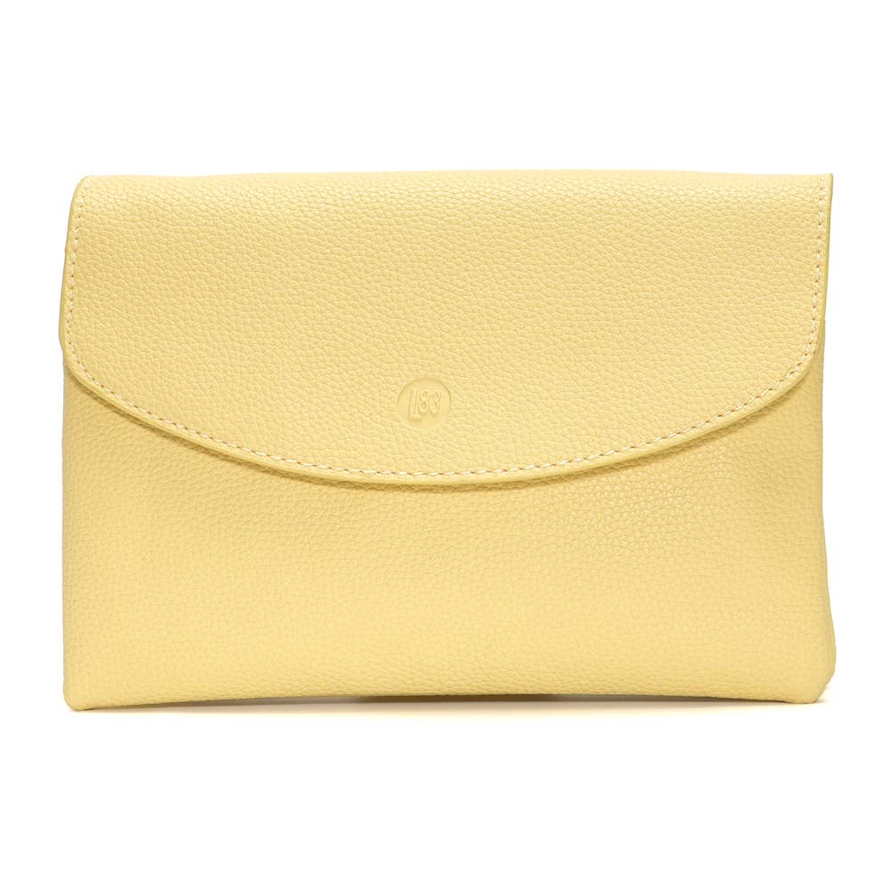 Handtasche Elisa Gelb Veganes Leder Schultergürtel LOT832