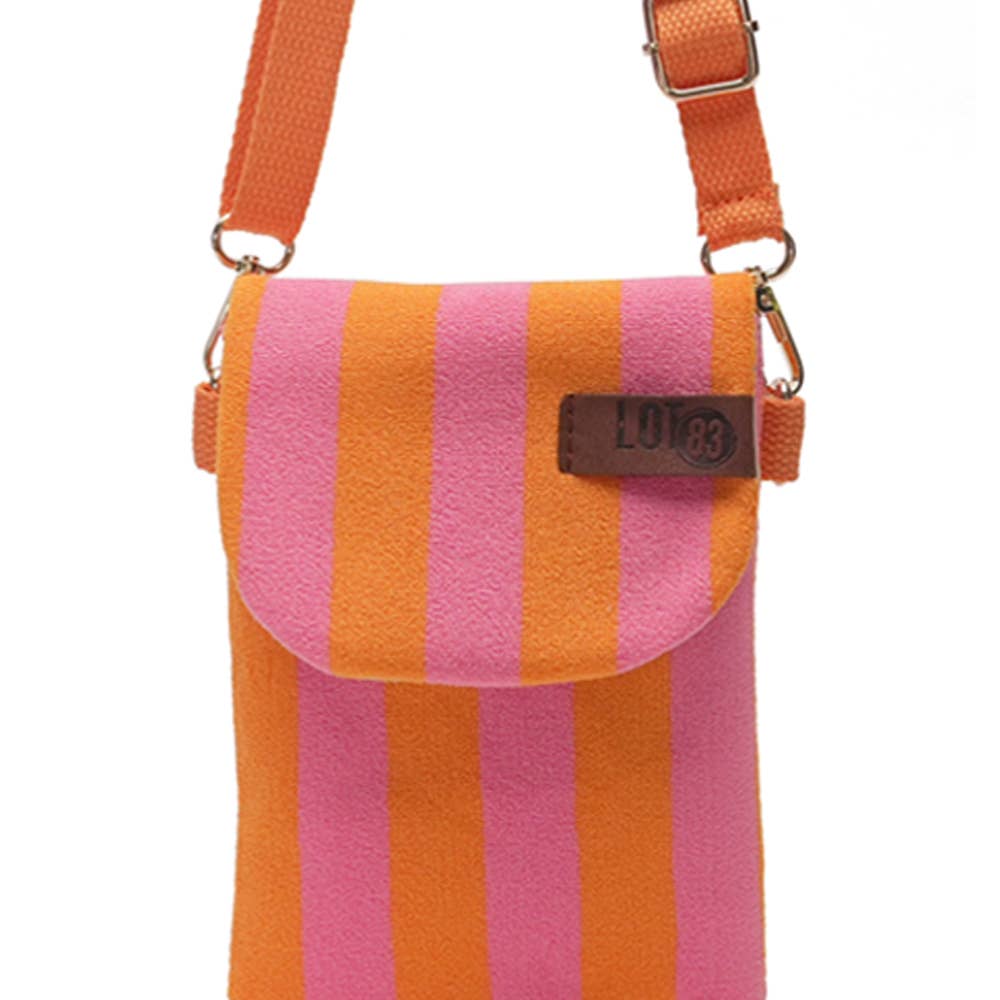 Handytasche Hanna Telefontasche Frottee Orange Pink LOT83 /2
