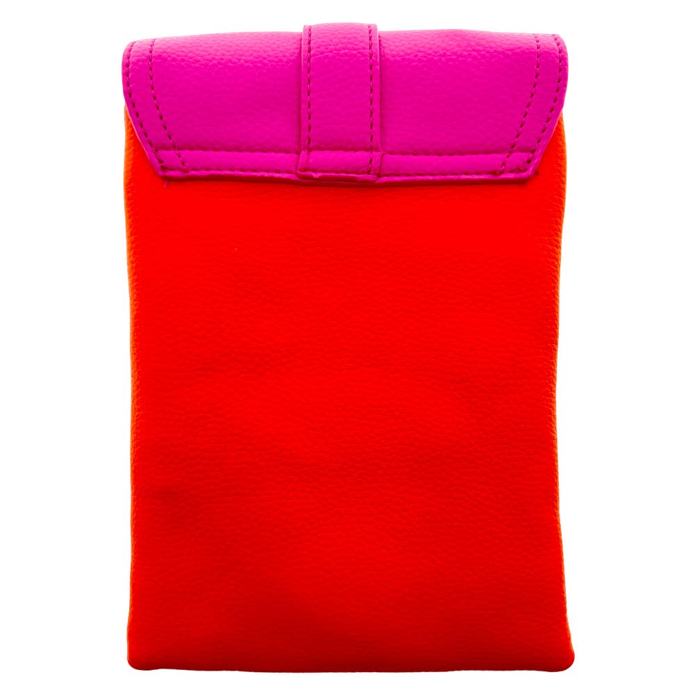 Handytasche Lieke Duo Pink Orange Schultergürtel LOT833
