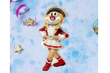 Lade das Bild in den Galerie-Viewer, Karnevalsanstecker Funkemariechen Blinkt LED Anstecker Fasching