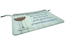 Load the picture into the gallery viewer, Deko Blechschild Aufhänger Wanddeko Wer die Wahrheit im Wein finden will4