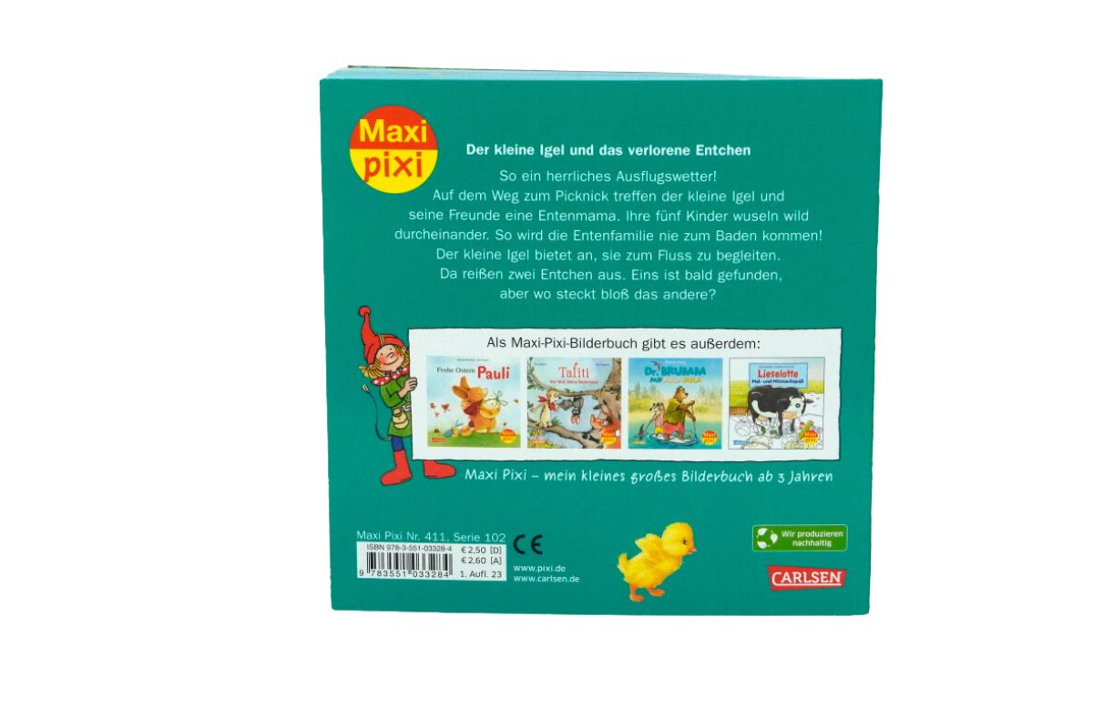 Maxi Pixi Der kleine Igel und das verlorene Entchen Nr. 411 Mein kleines großes Bilderbuch2