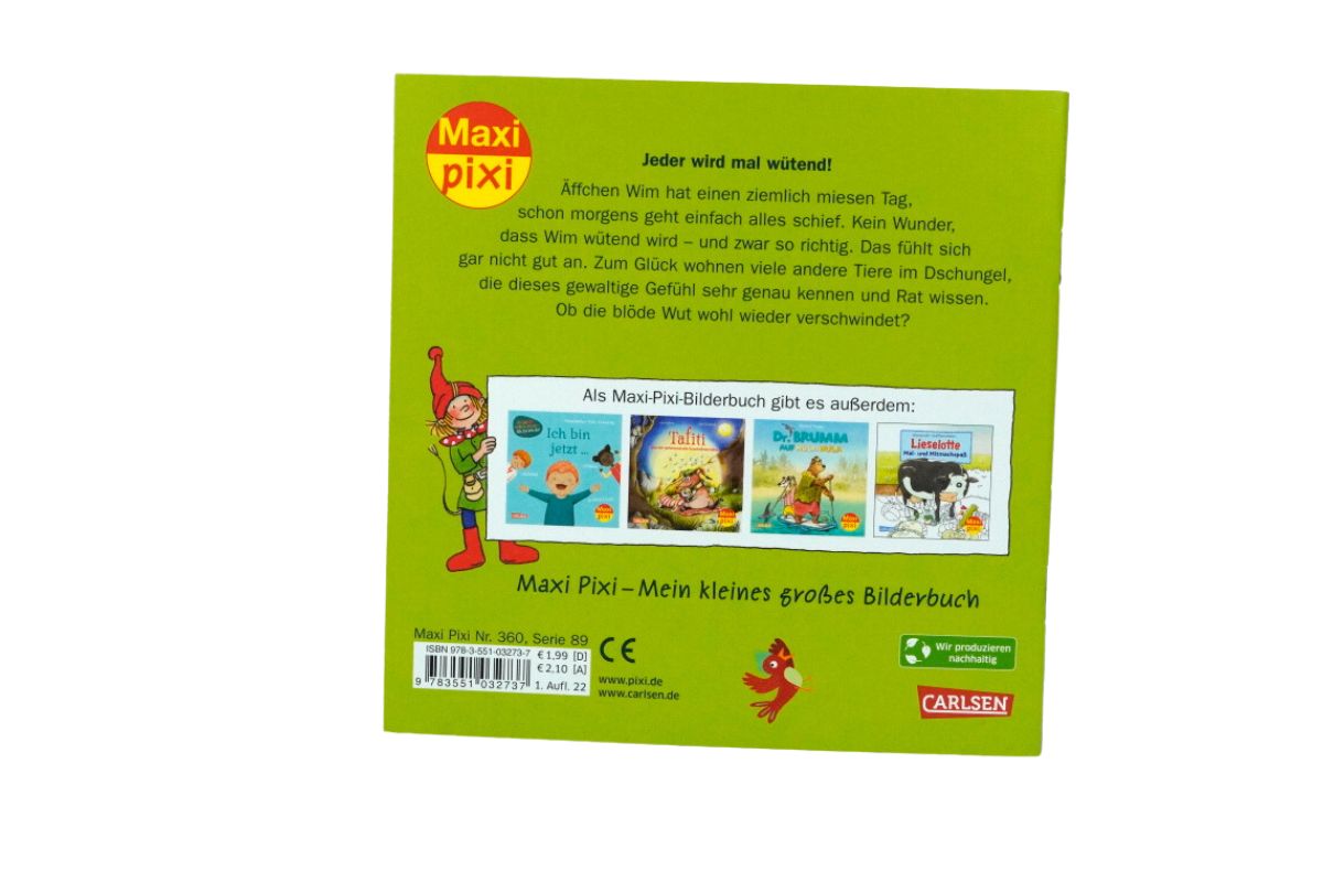 Maxi Pixi Wenn ich Wütend bin Nr. 360 Mein kleines großes Bilderbuch2