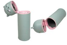 Load the picture into the gallery viewer, Legami Kawaii Kitty Federmäppchen Etui Grau 2-In-1 Pencil Case 18cm2