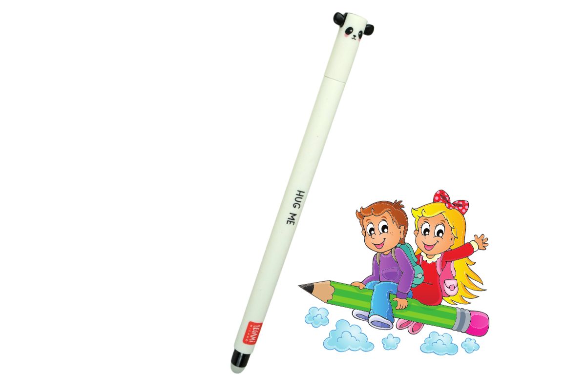 Legami Erasable Pen mit Panda-Motiv Hug Me Löschbarer Gelstift