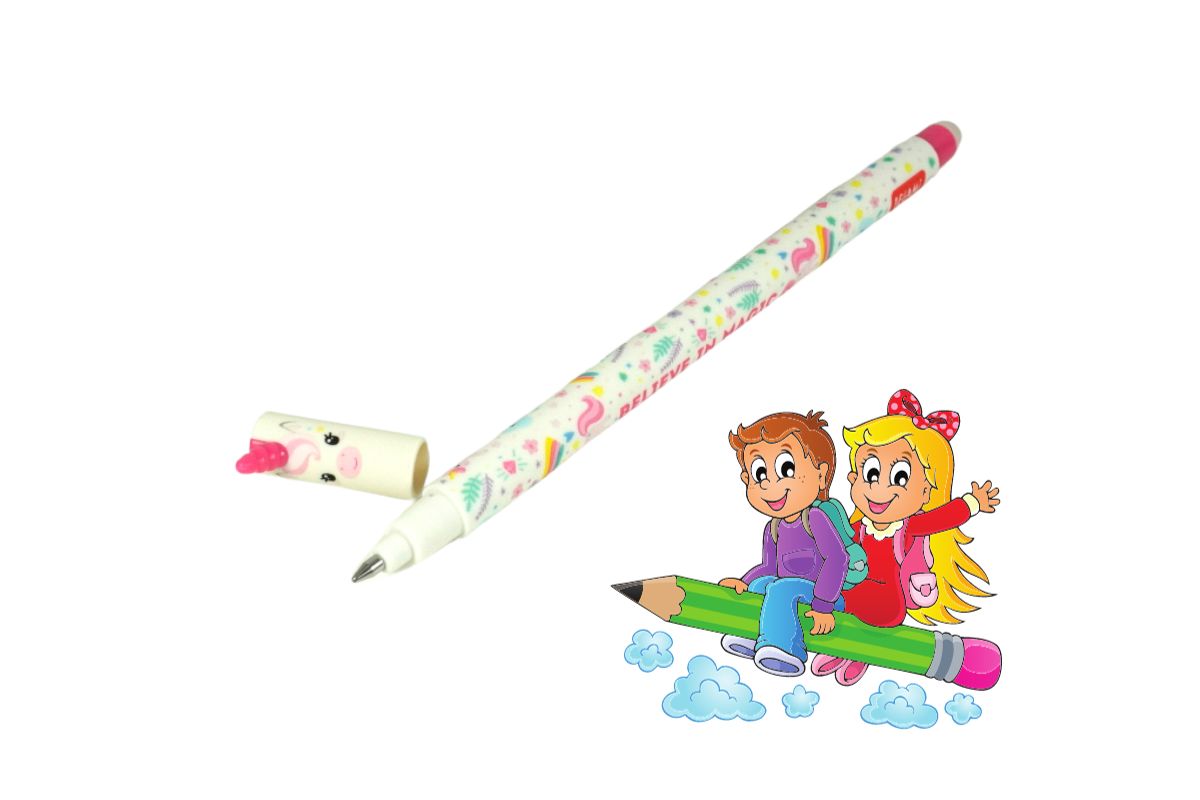 Legami Erasable Pen mit Einhorn-Motiv Believe in Magic Löschbarer Gelstift2