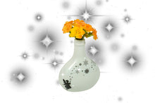 Lade das Bild in den Galerie-Viewer, Good old friends Mini Flaschenvase, Wunschväschen Sternchen Fee Handbemalt8