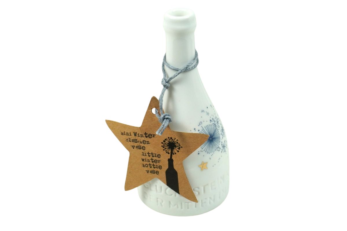 Good old friends Mini Vase Wunschväschen Glück ist ein kleiner Stern der mitten in den Tag fällt Handbemalt10