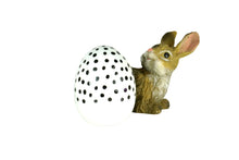 Load the picture into the gallery viewer, Good old friends Porzellanei Pünktchen Glücksei Oster Deko Handarbeit 5,5cm