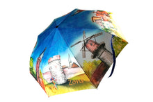 Lade das Bild in den Galerie-Viewer, Taschenschirm Regenschirm Aquarell Druck Zons Ansichten Zons Souvenir2