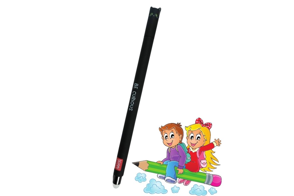 Legami Erasable Pen mit Katzen-Motiv! Erasable Pen Löschbarer Gelstift