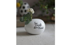 Load the picture into the gallery viewer, Good old friends Eiervase So läuft der Hase Oster Deko Handarbeit 8cm