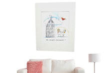 Lade das Bild in den Galerie-Viewer, Passepartout Bild SweetDesign by Nala "Da laachste dich kapott!"