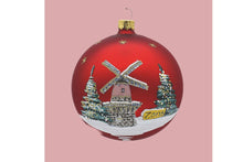 Lade das Bild in den Galerie-Viewer, Weihnachtskugel Zons Souvenir Feste Zons Mundgeblasen Handbemalt4