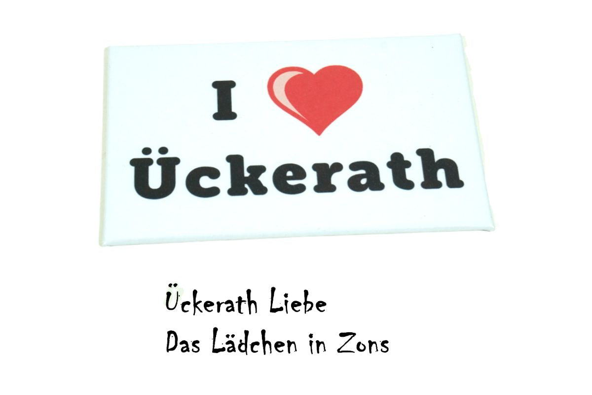 Magnet Ückerath I Herz Ückerath Magnet mit Spruch Souvenir 3