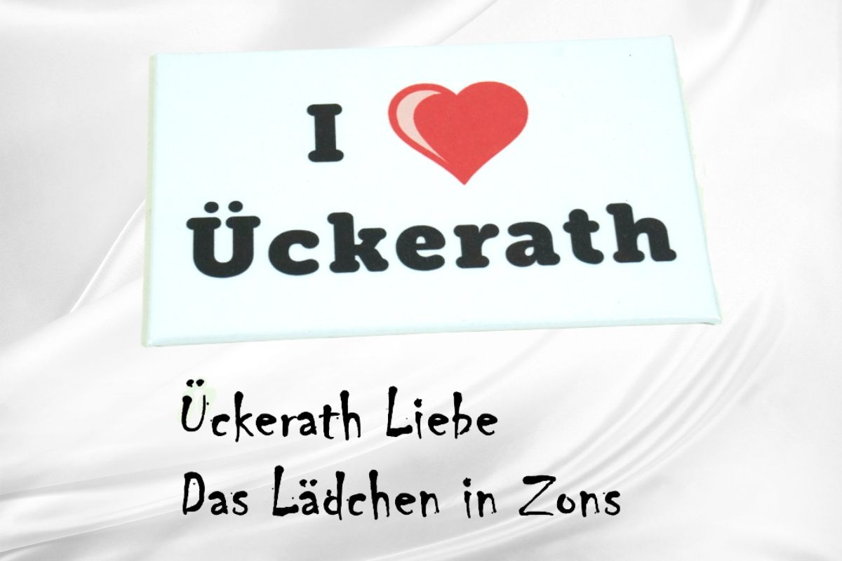 Magnet Ückerath I Herz Ückerath Magnet mit Spruch Souvenir
