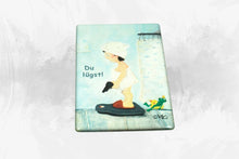 Lade das Bild in den Galerie-Viewer, Sweet Design Motiv Magnet Kühlschrank Magnet Du Lügst! 9,5cm3