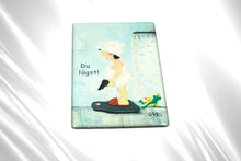 Lade das Bild in den Galerie-Viewer, Sweet Design Motiv Magnet Kühlschrank Magnet Du Lügst! 9,5cm